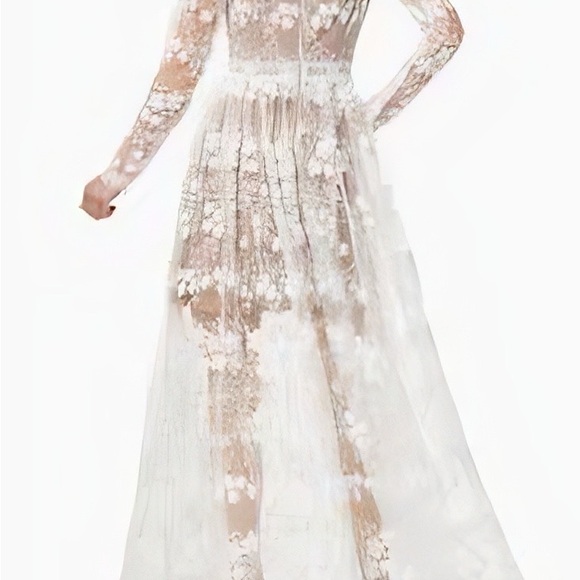 Gorgeous Bronx And Bonco Poppy Wedding Gown Size 6 (Medium) Brand New! - Picture 2 of 5